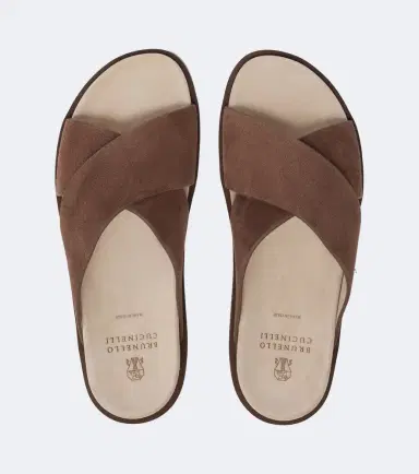 Brunello Cucinelli Suede slides | Thumbnail 6 Brunello Cucinelli Suede slides | Thumbnail 6