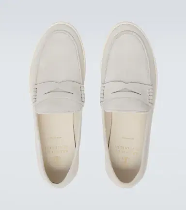 Brunello Cucinelli Suede slip-on sneakers | Thumbnail 4 Brunello Cucinelli Suede slip-on sneakers | Thumbnail 4