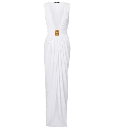 Balmain Embellished jersey maxi dress | Thumbnail 1 Balmain Embellished jersey maxi dress | Thumbnail 1