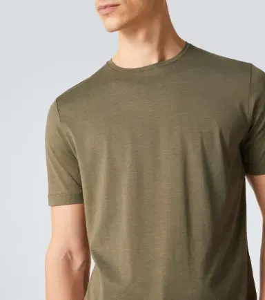 Loro Piana Levo silk and cotton jersey T-shirt | Thumbnail 2 Loro Piana Levo silk and cotton jersey T-shirt | Thumbnail 2