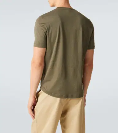 Loro Piana Levo silk and cotton jersey T-shirt | Thumbnail 4 Loro Piana Levo silk and cotton jersey T-shirt | Thumbnail 4