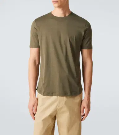 Loro Piana Levo silk and cotton jersey T-shirt | Thumbnail 5 Loro Piana Levo silk and cotton jersey T-shirt | Thumbnail 5