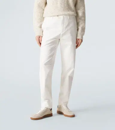 Loro Piana Carlo cotton-blend straight pants | Thumbnail 2 Loro Piana Carlo cotton-blend straight pants | Thumbnail 2