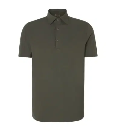 Loro Piana Brenna cotton piqué polo shirt | Thumbnail 1 Loro Piana Brenna cotton piqué polo shirt | Thumbnail 1