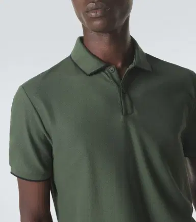 Loro Piana Brentwood cotton-blend piqué polo shirt | Thumbnail 2 Loro Piana Brentwood cotton-blend piqué polo shirt | Thumbnail 2
