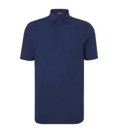 Loro Piana Brenna cotton piqué polo shirt | Thumbnail 1 Loro Piana Brenna cotton piqué polo shirt | Thumbnail 1