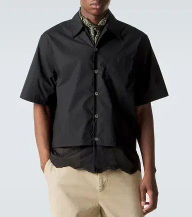 Our Legacy Embroidered cotton poplin shirt | Thumbnail 2 Our Legacy Embroidered cotton poplin shirt | Thumbnail 2