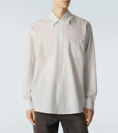 Our Legacy Above striped cotton-blend shirt | Thumbnail 3 Our Legacy Above striped cotton-blend shirt | Thumbnail 3