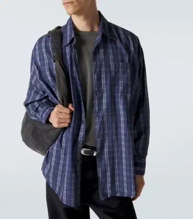 Our Legacy Borrowed checked cotton shirt | Thumbnail 2 Our Legacy Borrowed checked cotton shirt | Thumbnail 2