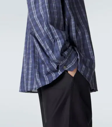 Our Legacy Borrowed checked cotton shirt | Thumbnail 4 Our Legacy Borrowed checked cotton shirt | Thumbnail 4