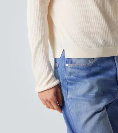 Our Legacy Fine ribbed-knit cotton Henley shirt | Thumbnail 5 Our Legacy Fine ribbed-knit cotton Henley shirt | Thumbnail 5