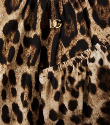 Dolce & Gabbana Kids Baby leopard-print cotton-blend dress | Thumbnail 3 Dolce & Gabbana Kids Baby leopard-print cotton-blend dress | Thumbnail 3