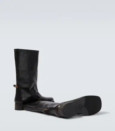Our Legacy Haul Camion leather mid-calf boots | Thumbnail 6 Our Legacy Haul Camion leather mid-calf boots | Thumbnail 6