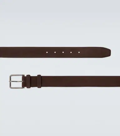 Loro Piana Mayfair suede belt | Thumbnail 2 Loro Piana Mayfair suede belt | Thumbnail 2