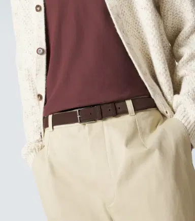 Loro Piana Mayfair suede belt | Thumbnail 3 Loro Piana Mayfair suede belt | Thumbnail 3