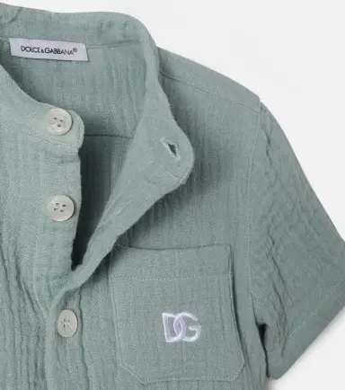 Dolce & Gabbana Kids Baby DG cotton shirt | Thumbnail 3 Dolce & Gabbana Kids Baby DG cotton shirt | Thumbnail 3