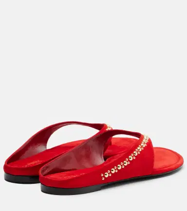 Herbert Levine Sunkissed studded suede thong sandals | Thumbnail 4 Herbert Levine Sunkissed studded suede thong sandals | Thumbnail 4