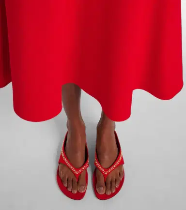 Herbert Levine Sunkissed studded suede thong sandals | Thumbnail 6 Herbert Levine Sunkissed studded suede thong sandals | Thumbnail 6