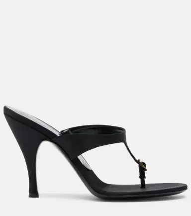 Herbert Levine Kiss And Tell satin thong sandals | Thumbnail 2 Herbert Levine Kiss And Tell satin thong sandals | Thumbnail 2