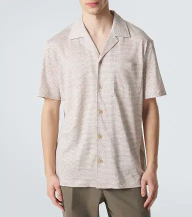 Brioni Striped linen and cotton shirt | Thumbnail 3 Brioni Striped linen and cotton shirt | Thumbnail 3