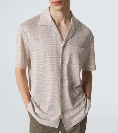 Brioni Striped linen and cotton shirt | Thumbnail 5 Brioni Striped linen and cotton shirt | Thumbnail 5