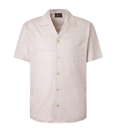 Brioni Striped linen and cotton shirt | Thumbnail 1 Brioni Striped linen and cotton shirt | Thumbnail 1