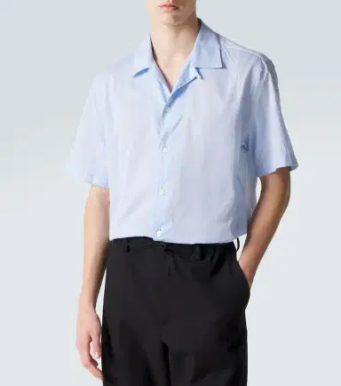 Brioni Striped cotton poplin bowling shirt | Thumbnail 2 Brioni Striped cotton poplin bowling shirt | Thumbnail 2
