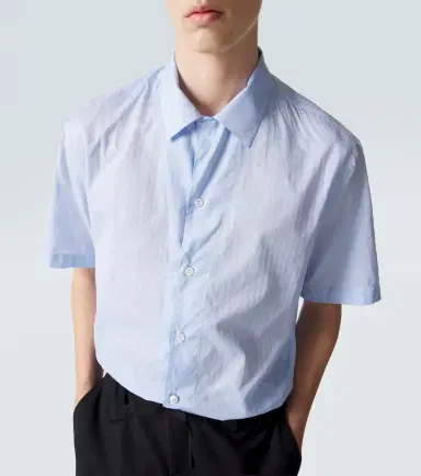 Brioni Striped cotton poplin bowling shirt | Thumbnail 5 Brioni Striped cotton poplin bowling shirt | Thumbnail 5