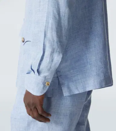 Rubinacci Linen field jacket | Thumbnail 5 Rubinacci Linen field jacket | Thumbnail 5