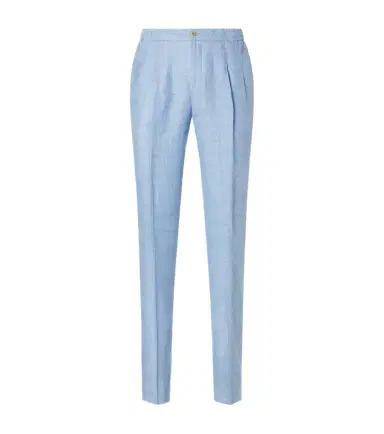 Rubinacci Linen slim pants | Thumbnail 1 Rubinacci Linen slim pants | Thumbnail 1