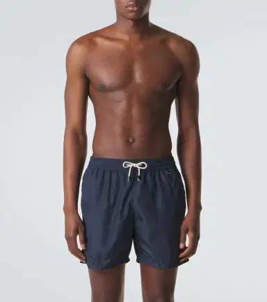 Rubinacci Satin swim trunks | Thumbnail 3 Rubinacci Satin swim trunks | Thumbnail 3