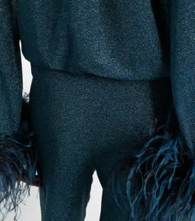 Oseree Oséree Lumière Plumage wide-leg pants | Thumbnail 3 Oseree Oséree Lumière Plumage wide-leg pants | Thumbnail 3