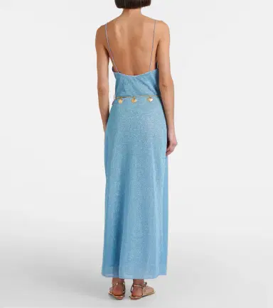 Oséree Oséree Lumière belted maxi dress | Thumbnail 3 Oséree Oséree Lumière belted maxi dress | Thumbnail 3