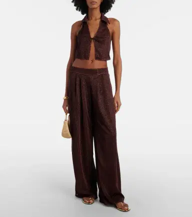Oséree Oséree Lumière wide-leg pants | Thumbnail 2 Oséree Oséree Lumière wide-leg pants | Thumbnail 2