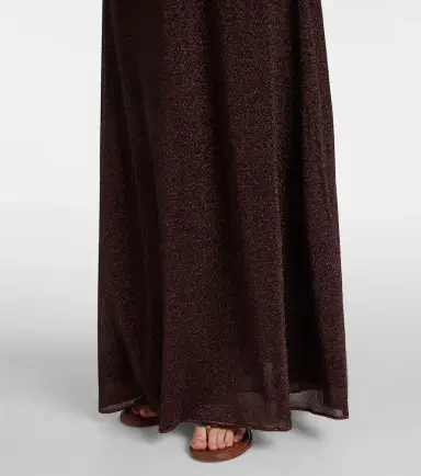 Oseree Oséree Lumière cutout halterneck maxi dress | Thumbnail 6 Oseree Oséree Lumière cutout halterneck maxi dress | Thumbnail 6