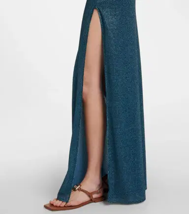 Oséree Oséree Lumière cutout ring-detail maxi dress | Thumbnail 5 Oséree Oséree Lumière cutout ring-detail maxi dress | Thumbnail 5