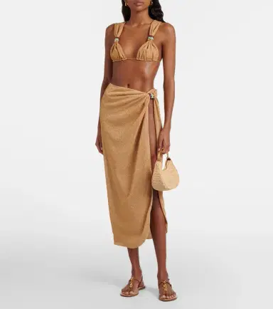 Oséree Oséree Lumière ring-detail beach cover-up | Thumbnail 4 Oséree Oséree Lumière ring-detail beach cover-up | Thumbnail 4