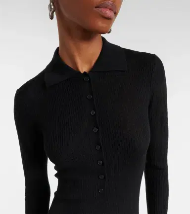 The Frankie Shop Solana wool, silk, and cashmere bodysuit | Thumbnail 5 The Frankie Shop Solana wool, silk, and cashmere bodysuit | Thumbnail 5