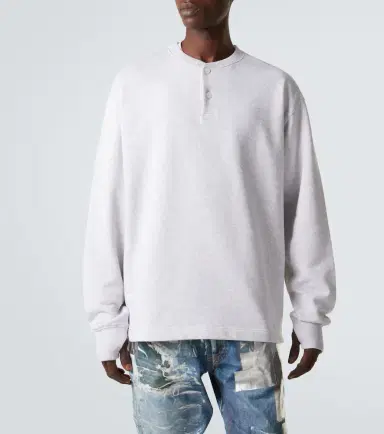 Acne Studios Logo embroidered cotton-blend sweatshirt | Thumbnail 3 Acne Studios Logo embroidered cotton-blend sweatshirt | Thumbnail 3