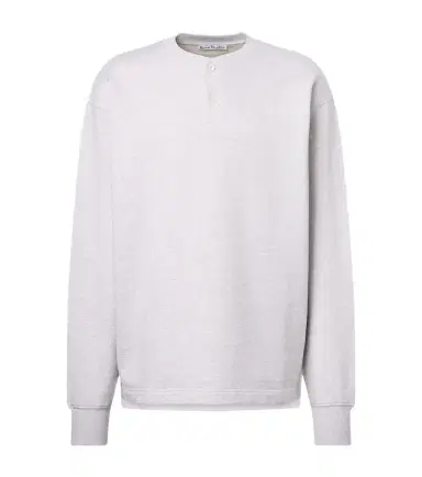 Acne Studios Logo embroidered cotton-blend sweatshirt | Thumbnail 1 Acne Studios Logo embroidered cotton-blend sweatshirt | Thumbnail 1