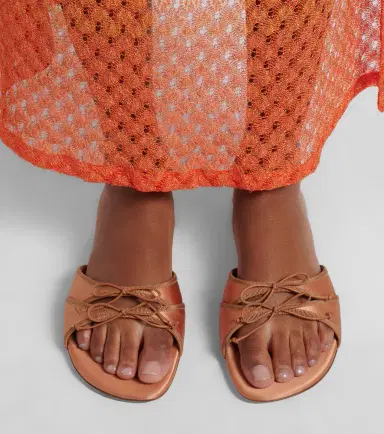 Amina Muaddi Eleonora bow-detail satin sandals | Thumbnail 5 Amina Muaddi Eleonora bow-detail satin sandals | Thumbnail 5