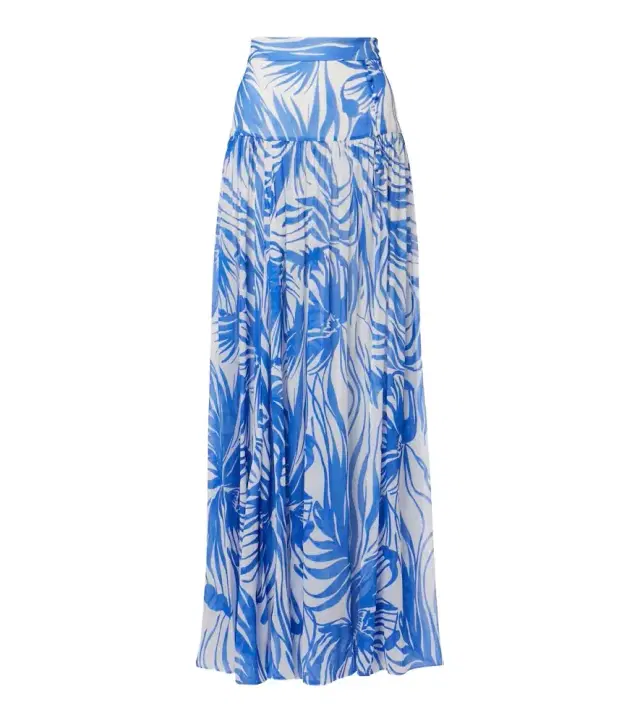 Jaimee high-rise printed maxi skirt Jaimee high-rise printed maxi skirt