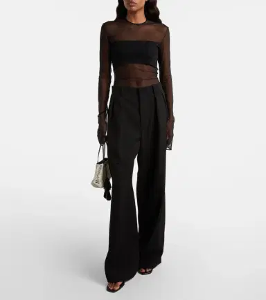 Nensi Dojaka Sheer bodysuit | Thumbnail 5 Nensi Dojaka Sheer bodysuit | Thumbnail 5