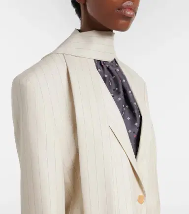 Acne Studios Pinstripe wool blazer | Thumbnail 2 Acne Studios Pinstripe wool blazer | Thumbnail 2