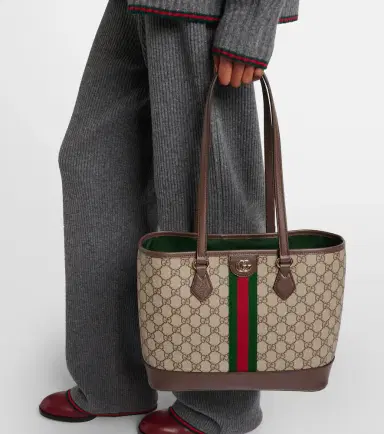 Gucci Ophidia GG Canvas Medium tote bag | Thumbnail 5 Gucci Ophidia GG Canvas Medium tote bag | Thumbnail 5