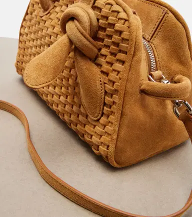 Jacquemus Turismo Small woven suede bowling bag | Thumbnail 3 Jacquemus Turismo Small woven suede bowling bag | Thumbnail 3