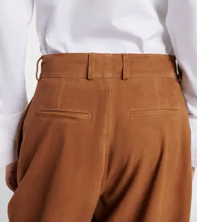 Rohe Róhe Suede barrel-leg pants | Thumbnail 3 Rohe Róhe Suede barrel-leg pants | Thumbnail 3