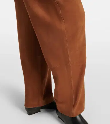 Rohe Róhe Suede barrel-leg pants | Thumbnail 4 Rohe Róhe Suede barrel-leg pants | Thumbnail 4