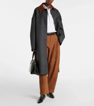 Rohe Róhe Suede barrel-leg pants | Thumbnail 6 Rohe Róhe Suede barrel-leg pants | Thumbnail 6