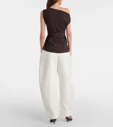 Rohe Róhe High-rise cotton barrel-leg pants | Thumbnail 4 Rohe Róhe High-rise cotton barrel-leg pants | Thumbnail 4
